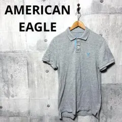 AMERICAN EAGLE アメリカンイーグル メンズ ポロシャツ M グレーのサムネイル