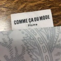 コム サ デ モード ホーム ピロケース 封筒式 日本製 ペイズリー柄 青