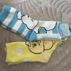 んぽちゃむ もこもこレディースソックス 2足組