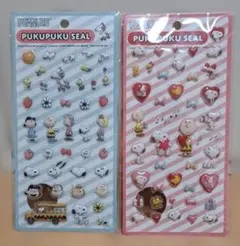 PEANUTS PUKUPUKU SEAL シール2つセット