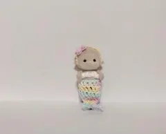 ハンドメイド・虹色イメージのマーメイド風のお洋服(人形用)