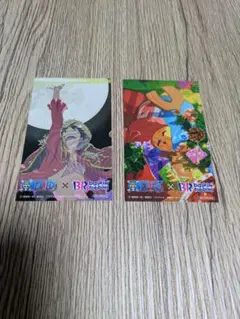 ONE PIECE×サーティワン コラボステッカーコンプリートセット【全2種】