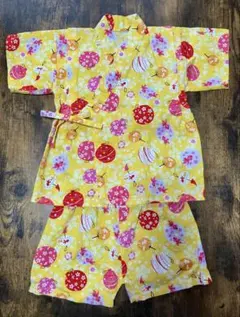 ☆ベビー キッズ 子供 甚平 浴衣 和柄 女の子 90cm☆