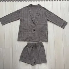 GRL チェック柄 セットアップ ジャケット ショートパンツ 秋冬