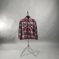 FLAT HEAD R.J.B チェック柄 フランネルシャツ 36のサムネイル