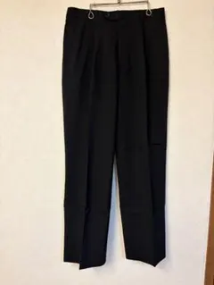ARMARNI COLEZZIONI ワイドタックパンツ 46 ネイビーのサムネイル
