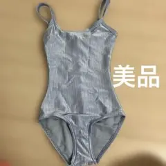 美品　一度だけ使用　レペット　 レオタード　サイズ表記なし　ブルーリブ　130？のサムネイル