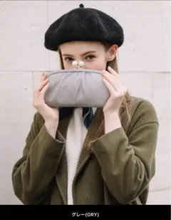 perche がま口長財布 がま口財布 ジェムストーン