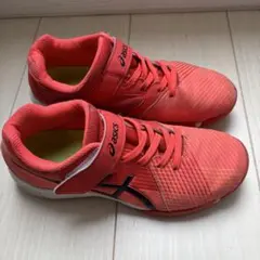 asics LAZERBEAM スニーカー レッド ベルクロ　23cm