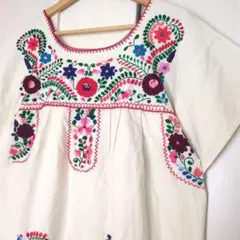 HUNGAROCOOP ハンガリー刺繍 半袖ブラウス タグ付 ヴンテージ - メルカリ