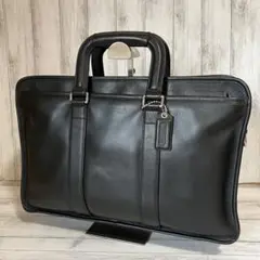 COACH コーチ ダブルターンロック ビジネスバッグ F70375 ブラック