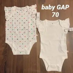 【新品】GAP ベビー ギャップ ロンパース ボディスーツ 肌着 70cm