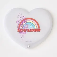 エンジェルブルー　/　ラメ入りスライドミラー(ハート)