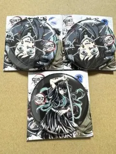 鬼滅の刃　全集中展　幕間画　ランダム缶バッジ　 時透無一郎　3点セット