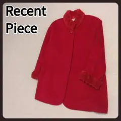 RECENT PIECE　赤コート　11BR　アンゴラ混コート