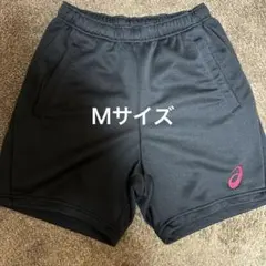 asics バレーボールパンツ ブラック ピンク
