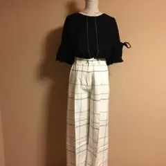 【美品】JEANASIS.ワイドパンツ