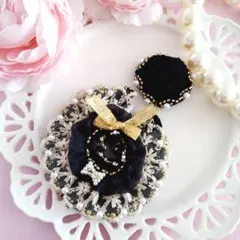 シルバニア♡赤ちゃんドレス♡ブラックゴールド