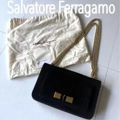 超美品！Salvatore Ferragamo /チェーンショルダーバッグ