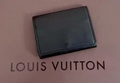新型⭐️ルイヴィトン　アンヴェロップカルトドゥヴィジット　エピ　黒　名刺入れ