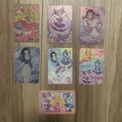 アイドルプリキュア＆わんだふるぷりきゅあ キャラクターカード 7枚セット