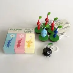 ピクミン★ドミノセット・ゆらゆらフィギュア・めじるしアクセサリー