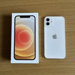 iPhone12 64GB ホワイト SIMフリー 箱 iFace付