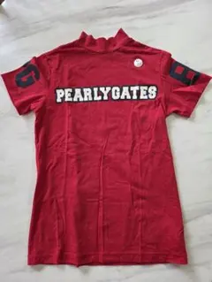 PEARLY GATES ハイネックシャツ M レッド