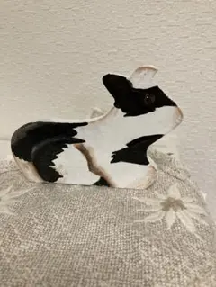 牛➋木製置物 トールペイント ハンドメイド