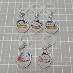 ♥5個セット ちいかわ 目印チャーム ペットボトルマーカー♥