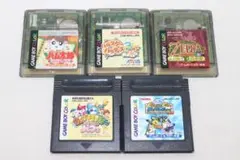 【ゲームボーイカラー】5点 ゼルダの伝説/ハム太郎/ハムスターパラダイス3 他