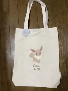 お値下げ　トートバッグ　ポケモン　イーブイ　エコバック　 帆布バック