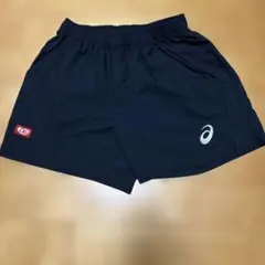 ASICS JTTA ロゴ入りショートパンツ 黒