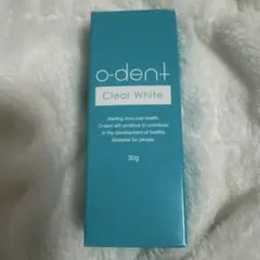 o-dent Clear White 30g 歯磨き粉