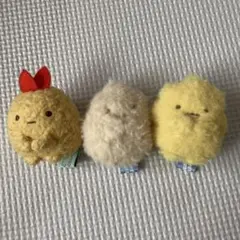 すみっコぐらし てのり ぬいぐるみ エビフライ ポップコーン セット