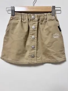 BABYDOLL ベビードール 台形スカート 110 ベージュ 王冠刺繍 女の子