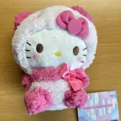 サンリオキャラクターズ　もこもこパンダぬいぐるみ　ハローキティ