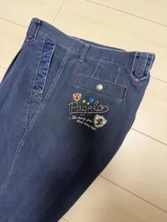 Pagelo デニムパンツ ネイビーのサムネイル