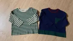 ユニクロ　長袖　Tシャツ　トップス 90 2枚セット