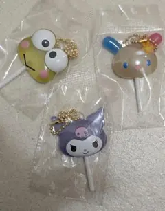 サンリオ　カラフルキャンディチャーム3点セット