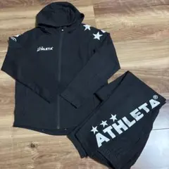 試着のみ アスレタ 中綿ウォーム 上下セット セットアップ サイズ M