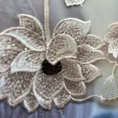 2.5m ラメ糸　訳一つ　チュールレース *お6-23