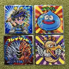 ダイの大冒険マンシール まとめ売り 4枚 ダイ スライム ロッテ ビックリマン