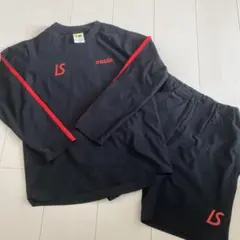 LUZ e SOMBRA 長袖ジャージ 160 黒/赤