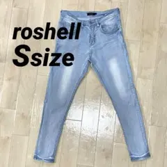 roshell ロシェル　スキニーパンツ　デニム　S ライトブルー