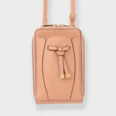 VIS ビス　フラワーカットスマホショルダー PINK