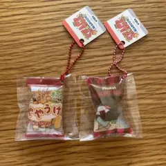 ミニチュアお菓子セット キーホルダー付き