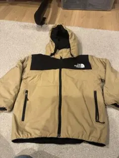 THE NORTH FACE ダウン　キッズ　サイズ120 ベージュ&ブラック