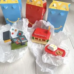 新品未使用 ハッピーセット ミニチュアマクドナルド 3個セット　おうち他