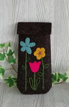 メガネケース(Flower2)